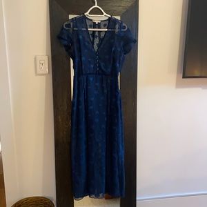 Starry blue dress